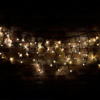 Lyyt 3.6m 180 Warm White LED Connectible Multi-Sequence Icicle String ...