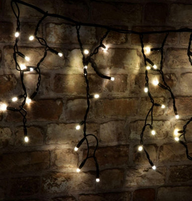Lyyt 3.6m 180 Warm White LED Connectible Multi-Sequence Icicle String Lights
