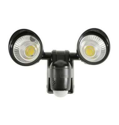 Lyyt Battery Powered Motion Sensor Twin LED Floodlight