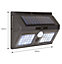 Lyyt LED 40 LED Solar IP44 Security Light Daylight Black