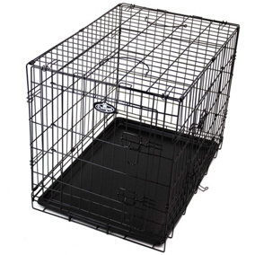 M 30inch Foldable Black Dog Cage