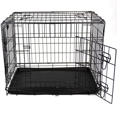 M 30inch Foldable Black Dog Cage