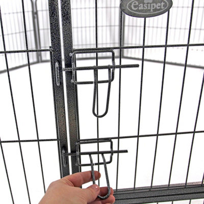 M 8 Panel Heavy Duty Play Pen Black - 6