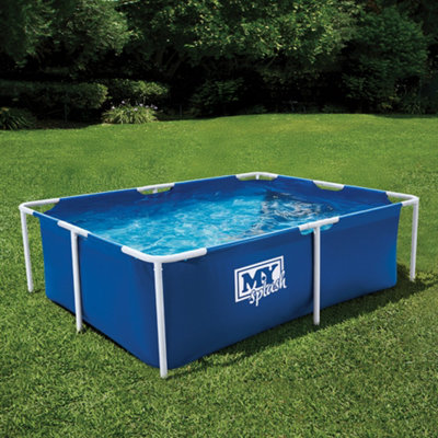 M.Y Splash 7ft Metal Frame Rectangular Pool