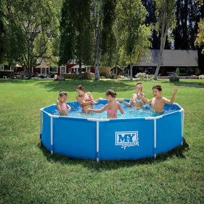 M.Y Splash 8ft x 26in Metal Frame Swimming Pool