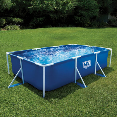 M.Y Splash 9ft Metal Frame Rectangular Pool