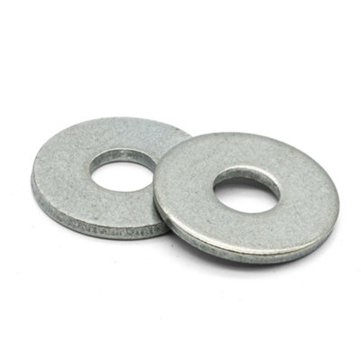 M10 - 10mm Form G Washers Stainless Steel A2 304 DIN 9021 Pack of 100