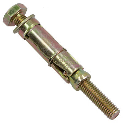 thumbnail image 2 of Bolt World M8 X 100mm Through Anchor Wall Bolts – Rawl-Type For Brick, Masonry & Concrete – 4-Pack 2 of 5