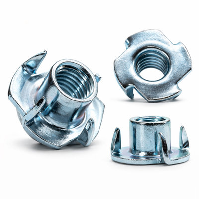 M10 (10mm x 12mm) - Pack of 20 - AN 90 - Zinc Plated T-Nuts Four ...