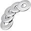 M10 Large Washer ( 10 pcs ) Flat Form G Stainless Steel A2 Penny Washers DIN 9021