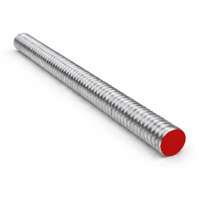 M10 x 1 Metre (100cm) - Pack of 10 - DIN 976 - Threaded Rod Marine ...
