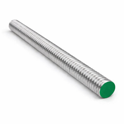M10 x 1 Metre (100cm) - Pack of 2 - DIN 976 - Threaded Rod A2 Stainless ...