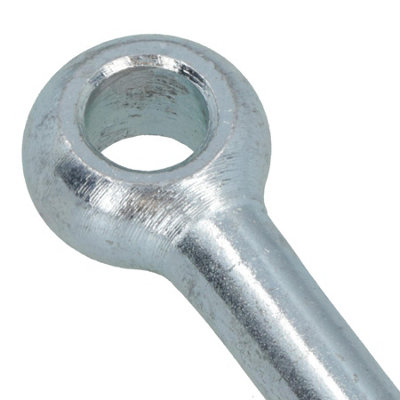 M12 140mm Eye Bolt 4 Pack Zinc Plated Threaded Rings DIN444 Catenary Wire