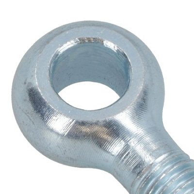 M12 50mm Eye Bolt 10 Pack Zinc Plated Threaded Rings DIN444 Catenary Wire