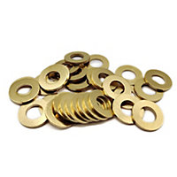 M12 Flat Form A Washers Solid Brass Zinc DIN 125A Pack of 10
