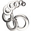 M12 Form A Flat Washers A4 Stainless Steel Premium Marine Grade Metal Washer DIN 125 / Size: M12 / Pack of: 100