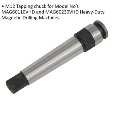 M12 Magnetic Drill Tapping Chuck - Suitable for ys05392 & ys05394