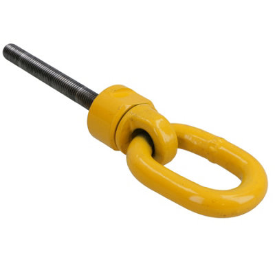 M12 x 110mm Swivel Rotating Lifting Point Eye Bolt Ring 0.5t Capacity 2pc