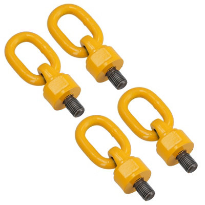 M12 x 18mm Swivel Rotating Lifting Point Eye Bolt With Ring 0.5t ...