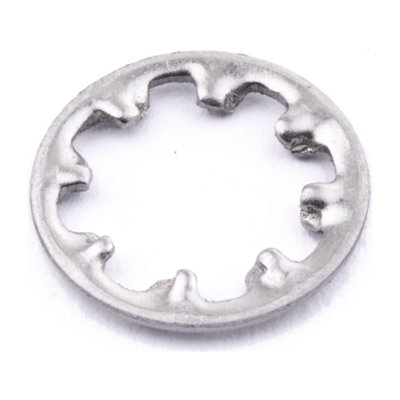 M14 Internal Tooth Washer 25 Pack DIN 6798-J A4 Stainless Steel