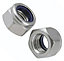M16  (50 pcs) Premium Locking Nuts Nylon insert Lock Nut Steel Nyloc DIN 985