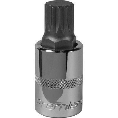 M16 Forged Spline Socket Bit - Durable Chrome Vanadium Wrench Socket for Versatile Use