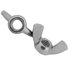 M16 Premium Butterfly Wing Nut Steel (Pack of 10)  Zinc Plated DIN 315 (American) Wingnuts