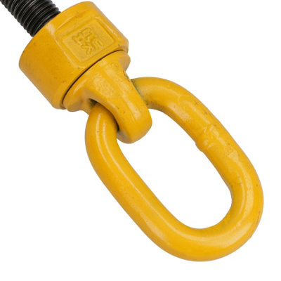 M16 x 120mm Swivel Rotating Lifting Point Eye Bolt With Ring 1.12t ...