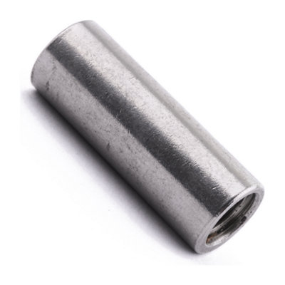 M16 X 50 Round Connector Nut 10 Pack A2 Stainless Steel