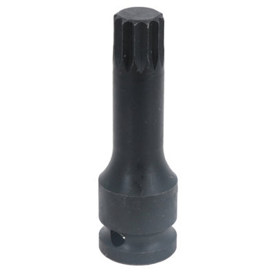 M16 x 78mm Spline Bit Triple Square Impacted Extra Long 1/2