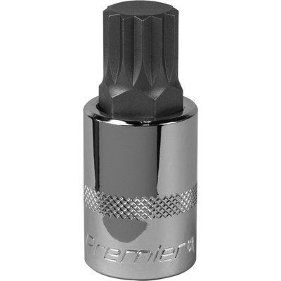 M18 Forged Spline Socket Bit - Durable Chrome Vanadium Wrench Socket for 1/2" Drive
