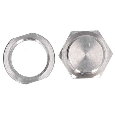 M18x1.5 O2 Oxygen Sensor Plug Nut Welding Kit-Nickel-Plated Iron Fastener Hardware