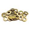 M2.5 Flat Form A Washers Solid Brass Zinc DIN 125A Pack of 100