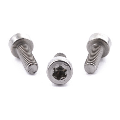 M2.5 X 16 Six Lobe Cap Screw 10 Pack ISO 14579 A2 Stainless Steel