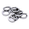 M24 Rectangular Section Spring Locking Washers Bright Zinc Plated DIN 127B Pack of 100