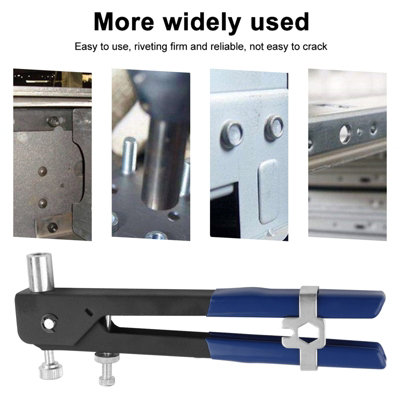 M3-M8 Heavy Duty Hand Riveter Rivet Gun Kit Threaded Rivet Nut Set Tool ...