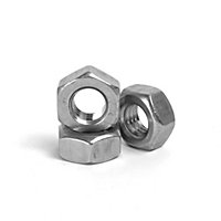 M3 Metric Hexagon Full Nuts Stainless Steel A2 DIN 934 Pack of 10