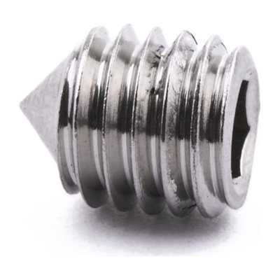 M3 X 16 Socket Set Cone Point 10 Pack DIN 914 A2 Stainless Steel