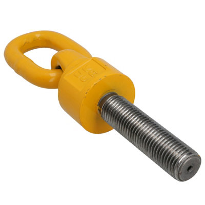 M30 x 120mm Swivel Rotating Lifting Point Eye Bolt With Ring 5.3 Ton ...