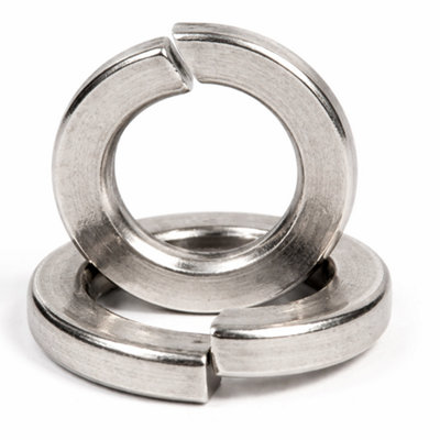 M4 (4mm) - Pack of 100 - DIN 127 B - Marine Grade A4 Stainless Steel ...