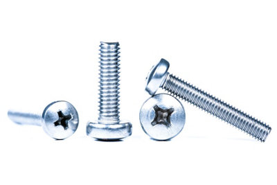 M4 X 10mm A2 Pozi Pan Head Machine Screw DIN 7985