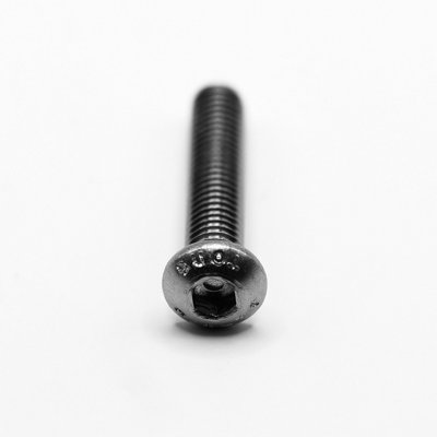 M4 X 16 Hexagon Socket Button Screw 10 Pack ISO 7380-1 A2 Stainless Steel