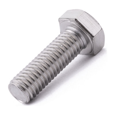 M4 X 20 Hexagon Head Set Screw 10 Pack ISO 4017 A4-80 A4 Stainless Steel