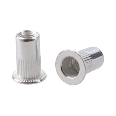 M5 5mm Alu Nut Serts Riveting Nuts Rivet Threaded Inserts Blindnut Rivnut 100pc