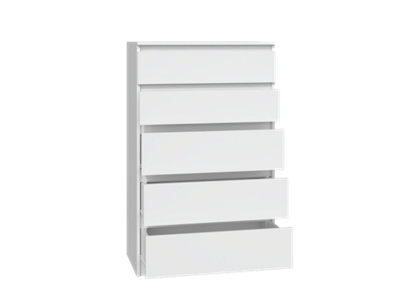 M5 Malwa Chest of Drawers White