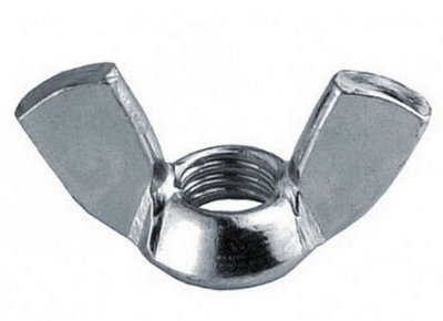 M5 Wing Nuts Butterfly Pack of: 2  DIN 315 (American) Zinc Plated Steel for DIY Tools Machinery