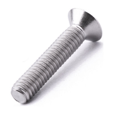 M5 X 16 Poz Csk Machine Screw DIN 965 10 Pack A2 Stainless Steel