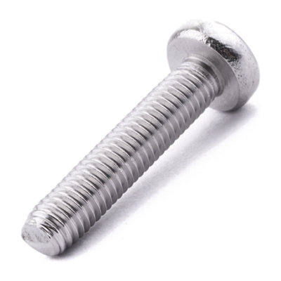 M5 X 16 Poz Pan Machine Screw DIN 7985 10 Pack A4 Stainless Steel