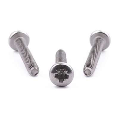 M5 X 16 Poz Pan Thread Forming Screw 25 Pack DIN 7500-C A2 Stainless Steel