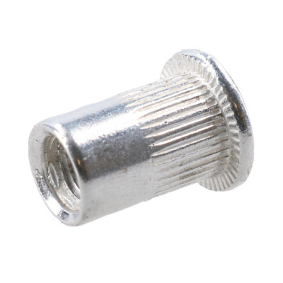 M6 6mm Alu Nut Serts Riveting Nuts Rivet Threaded Inserts Blindnut Rivnut 50pc